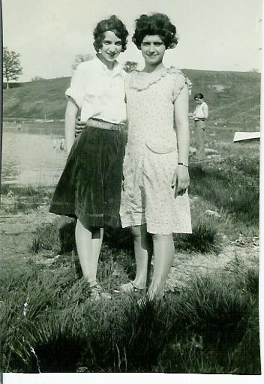 B_Kathryn Lawrence n Frankie Huot Geary around 1928