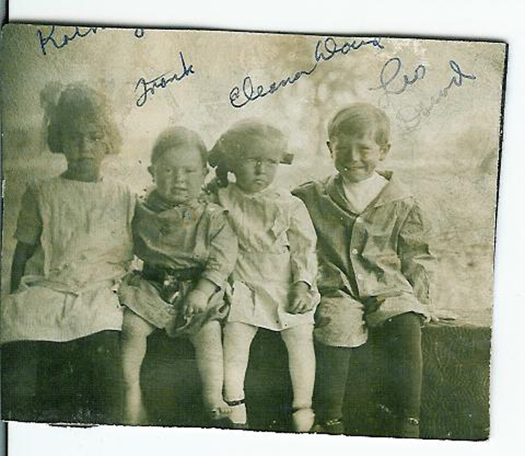 B_left Kathryn & Frank Lawrence maybe 5 and 2 yrs old